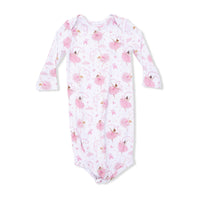 Angel Dear Ribbon Ballerinas Knotted Gown & Ruffle Hat 0-3mo