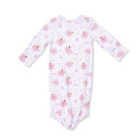 Angel Dear Ribbon Ballerinas Knotted Gown & Ruffle Hat 0-3mo