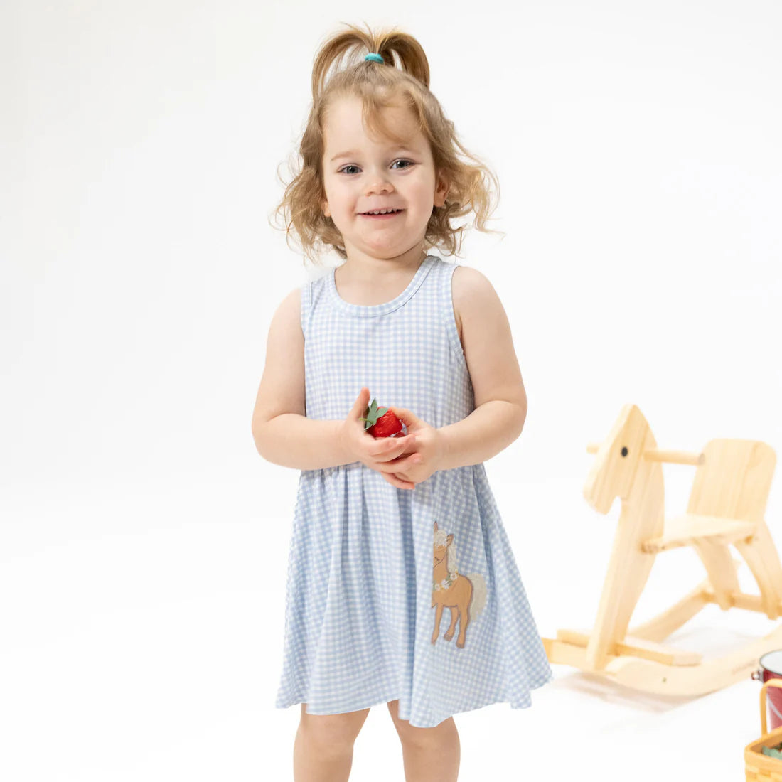 Angel Dear Farm Animals Appliqué Tank Dress with Bloomer
