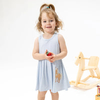 Angel Dear Farm Animals Appliqué Tank Dress with Bloomer
