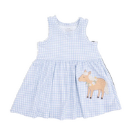 Angel Dear Farm Animals Appliqué Tank Dress with Bloomer