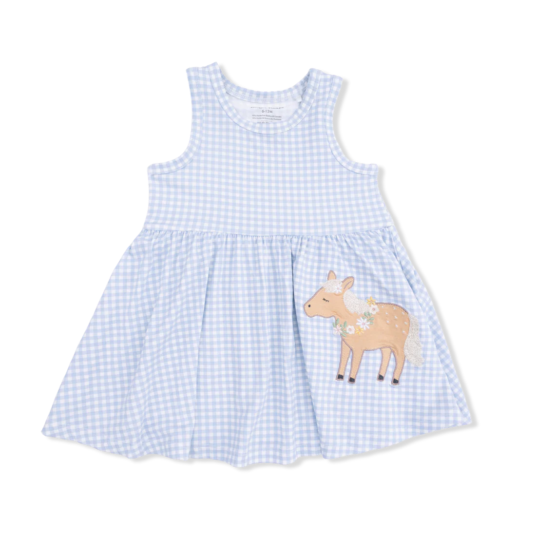 Angel Dear Farm Animals Appliqué Tank Dress with Bloomer