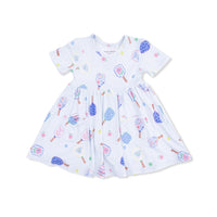 Angel Dear Floral Pickleball Twirly Dress with Cartwheel Short