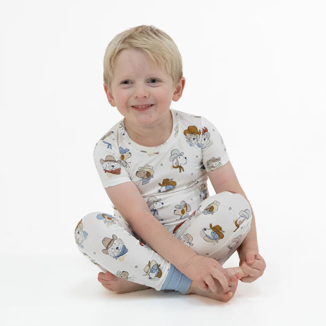 Angel Dear Cowdogs Short Sleeve Loungewear Set