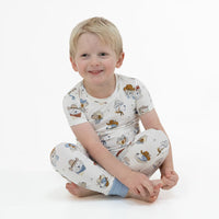 Angel Dear Cowdogs Short Sleeve Loungewear Set