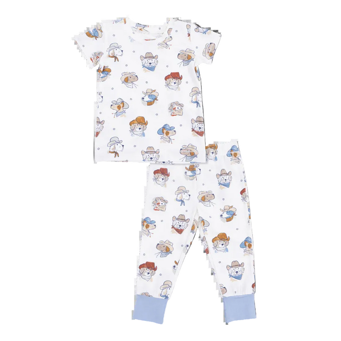 Angel Dear Cowdogs Short Sleeve Loungewear Set