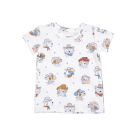Angel Dear Cowdogs Short Sleeve Loungewear Set