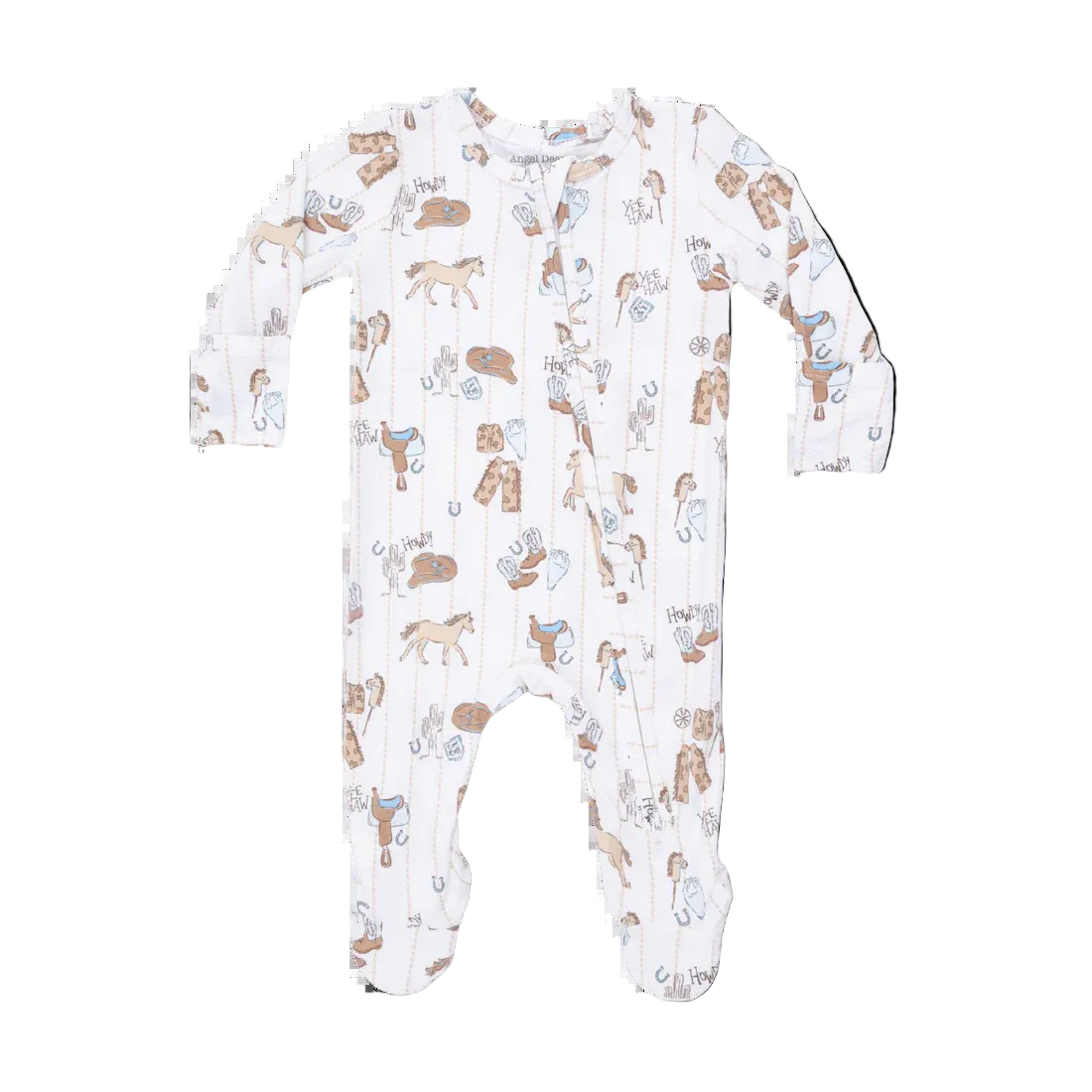 Angel Dear Cowboy 2 Way Zipper Footie