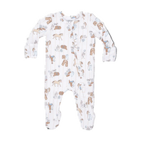 Angel Dear Cowboy 2 Way Zipper Footie