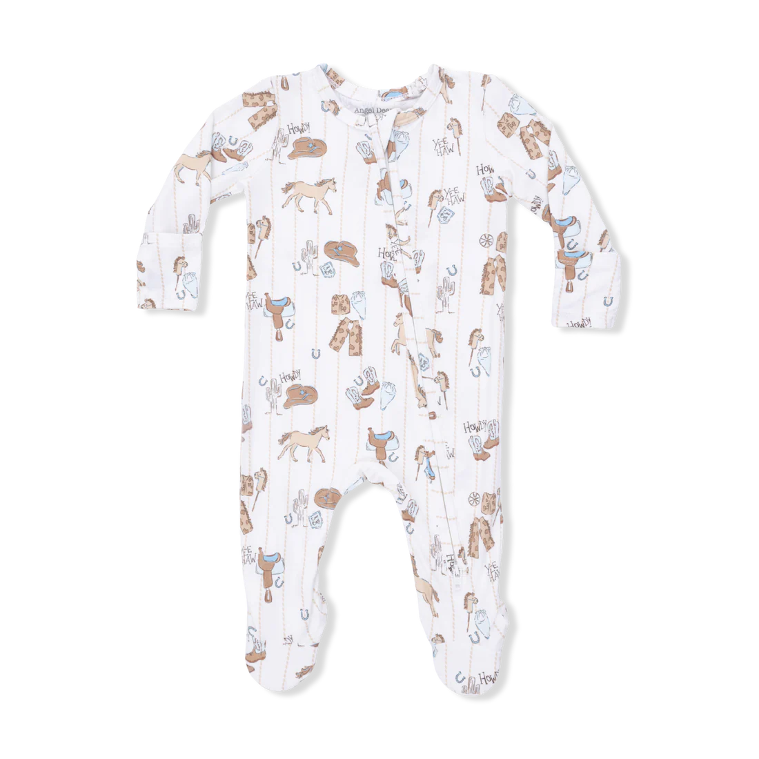 Angel Dear Cowboy 2 Way Zipper Footie