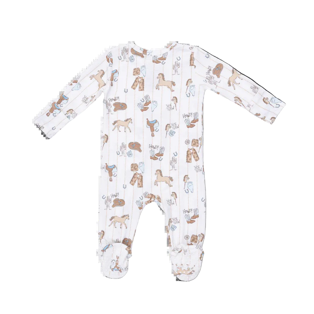 Angel Dear Cowboy 2 Way Zipper Footie