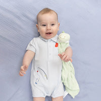 Angel Dear Gone Fishing Polo Shortie