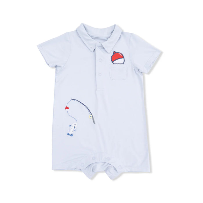 Angel Dear Gone Fishing Polo Shortie