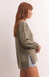 Olivia Modern V-Neck Weekender in Evergreen
