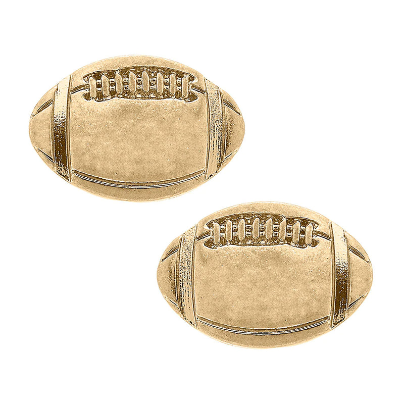 Game Day Gold Football Stud