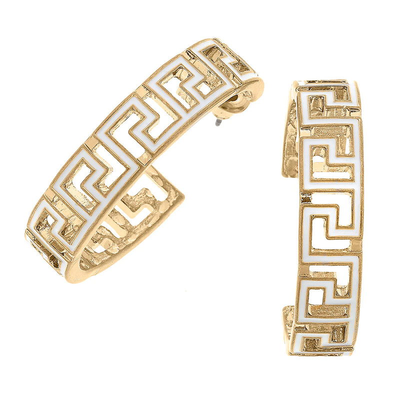 Ryan Game Day Greek Key Earrings