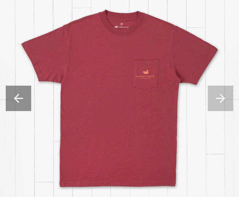 Southern Marsh Topo Logo Tee
