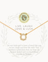 Sea La Vie Necklace “Live, Laugh, Love & Luck”