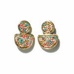Veronica Confetti Earrings in Rainbow Colors