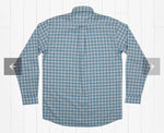 Southern Marsh Kennedy Performance Shirt in Slate and Mint