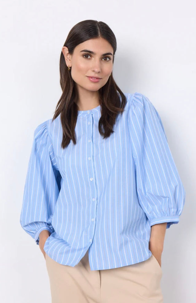 Morgan Button Front Top