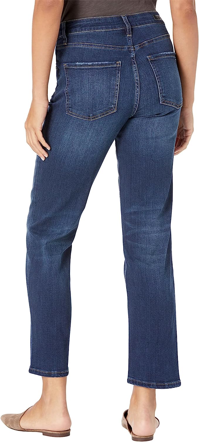 KUT from the Kloth Elizabeth High Rise Straight Leg Jeans