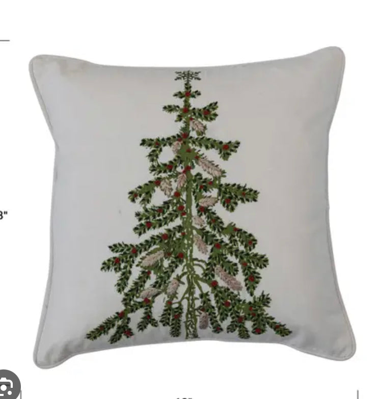 Christmas Tree 18” Pillow