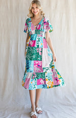 Leila Print Dress