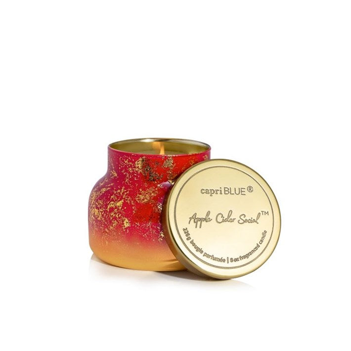 Capri Blue Petite Glimmer 8 oz. Jar with Apple Cider Social Scent