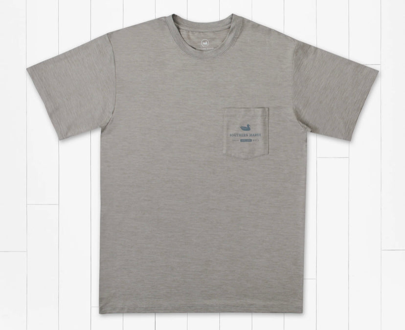 Southern Marsh FieldTec Heathered Mahi Circle in Light Gray