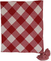 Buffalo Check Cotton Knit Throw