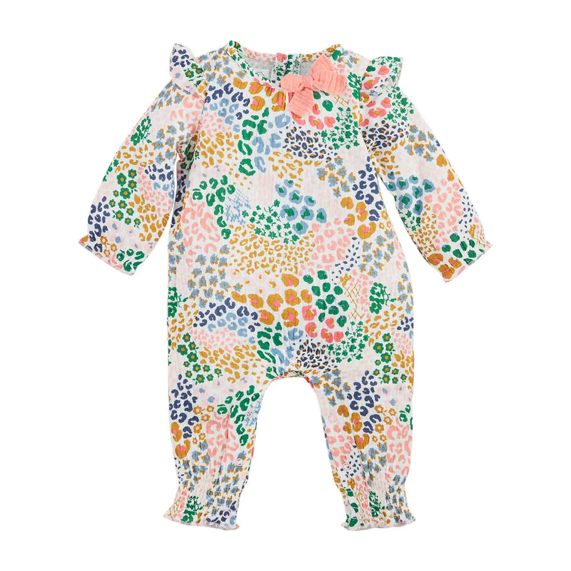 Rainbow Leopard Baby Bodysuit