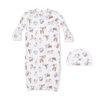 Angel Dear Cowboy Gown & Beanie Hat