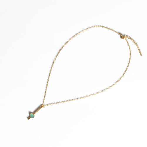 Aqua Bar Necklace