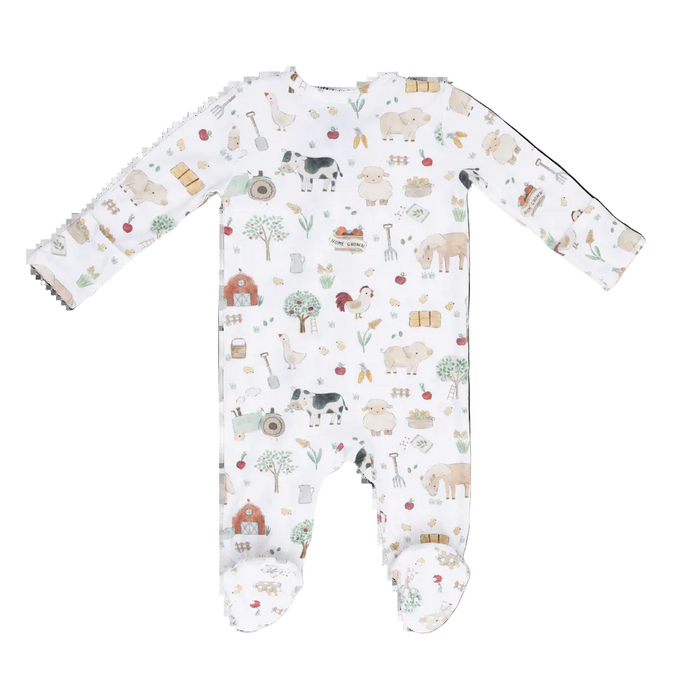 Angel Dear Farm Animals Uni - 2 Way Zipper Footie