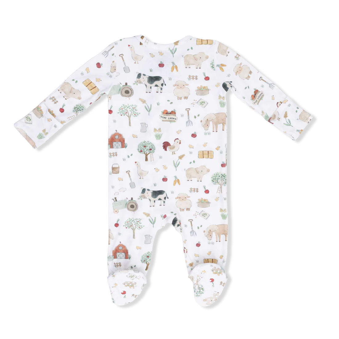 Angel Dear Farm Animals Uni - 2 Way Zipper Footie