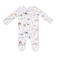 Angel Dear Farm Animals Uni - 2 Way Zipper Footie