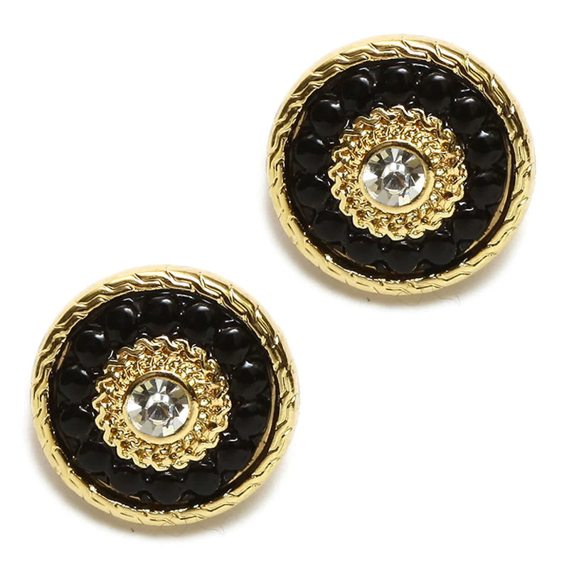 Zara Black and Gold Earrings