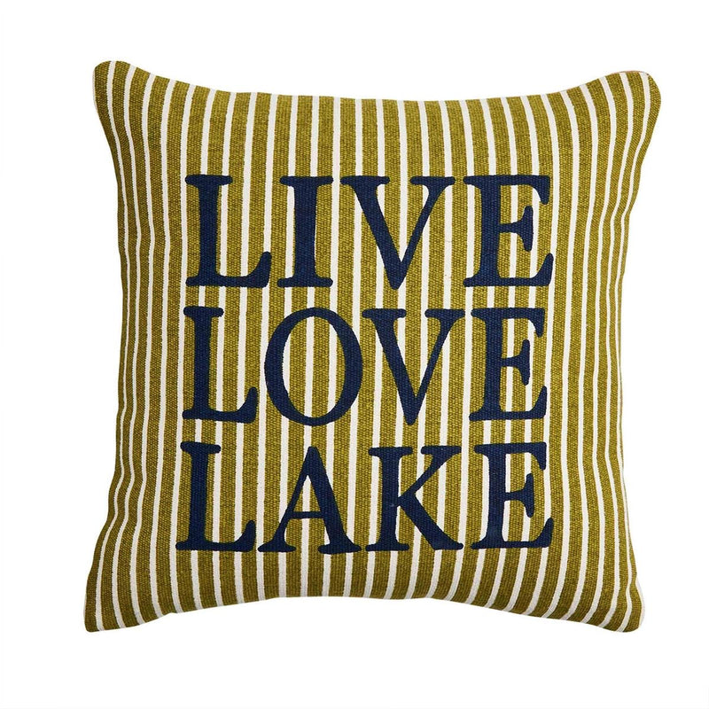 Lake Jute Backing Pillows