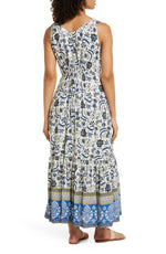 Francine Ibiza Floral Print Maxi Dress