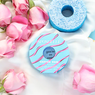 Spongelle’ Confection Collection Chiffon Rose Body Buffer
