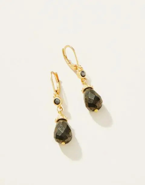 Spartina Charlie Drop Earrings - Pyrite