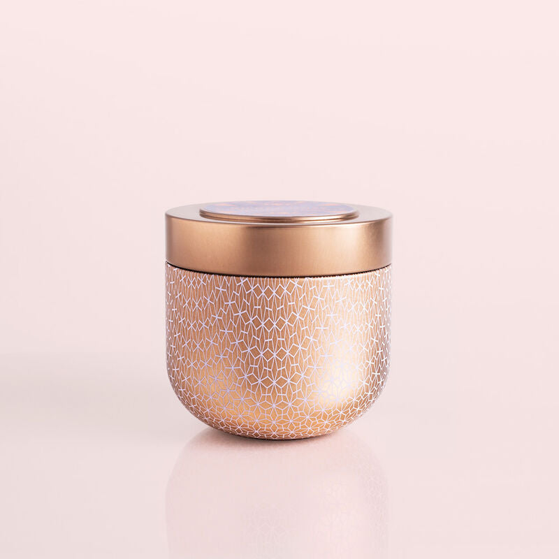 Capri Blue Pink Grapefruit & Prosecco Gilded Muse Rose Gold Tin