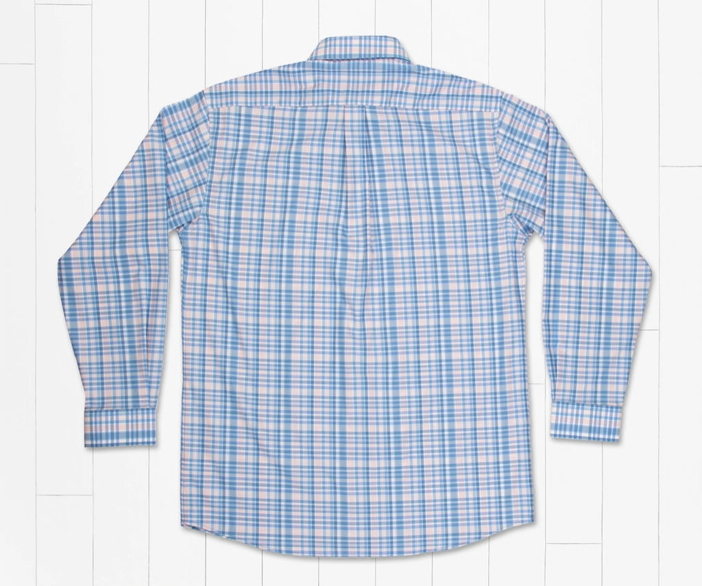 Southern Marsh Nassau Performance Plaid Dress Shirt