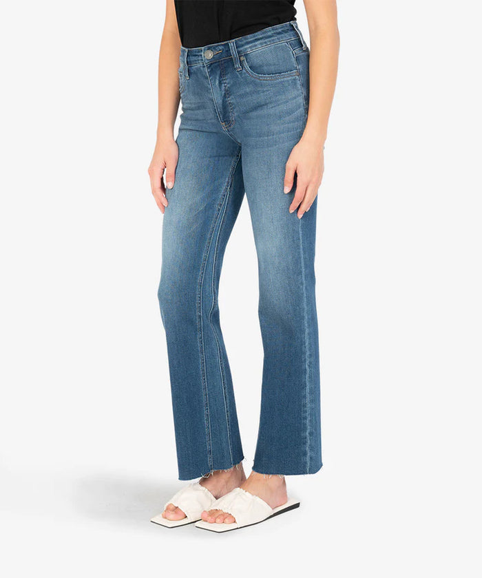 Kut Kelsey High Rise Ankle Flare Jean