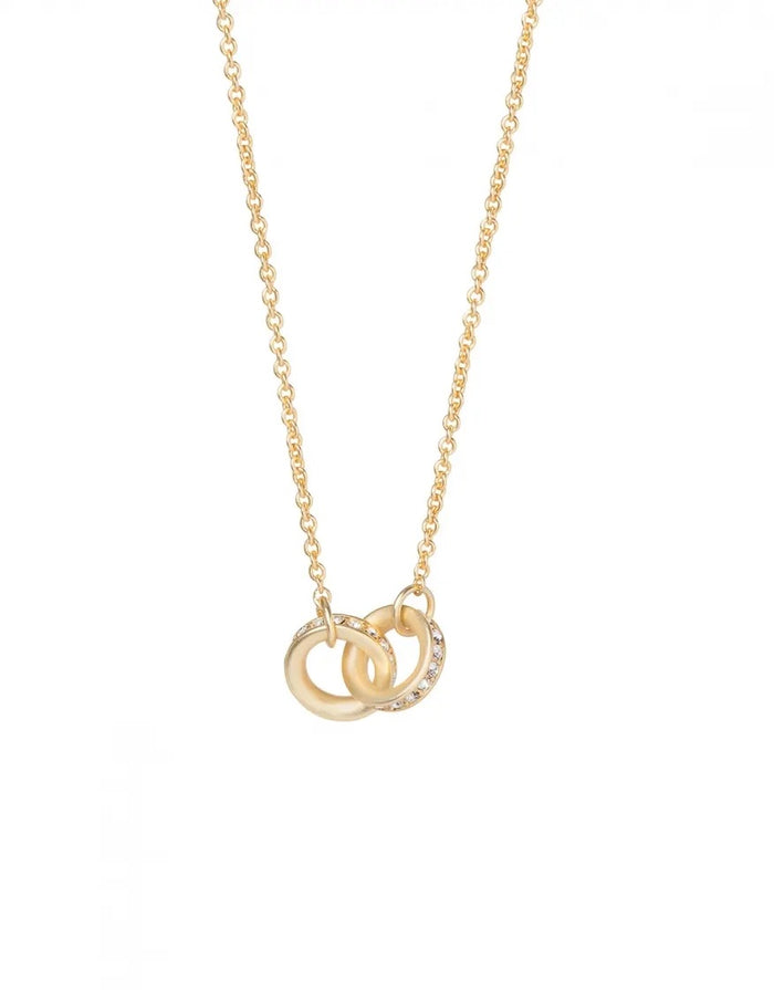 Unbreakable Double Rings Necklace