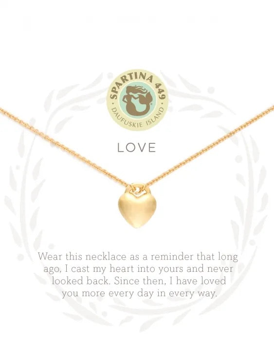 SLV Necklace 18” Love/Heart
