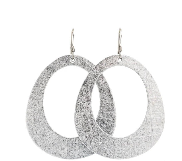 Nickel & Suede Vintage Silver Wllows