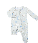 Angel Dear Dreamy Sheep 2-Way Zipper Footie Blue