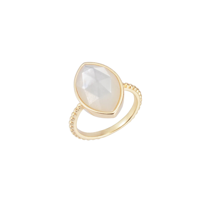 She’s A Gem Ring in Pearl/Gold